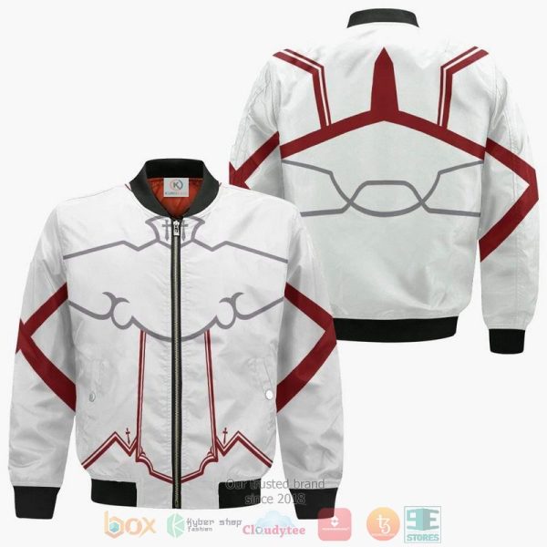 Yuuki Asuna Uniform Sword Art Online Anime Cosplay Costume Bomber Jacket