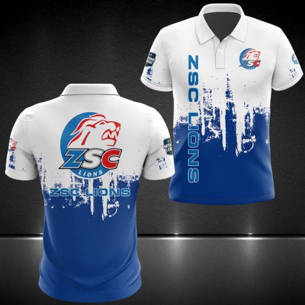 Zsc Lions 3D Polo Shirt Zsc Lions Polo Shirts