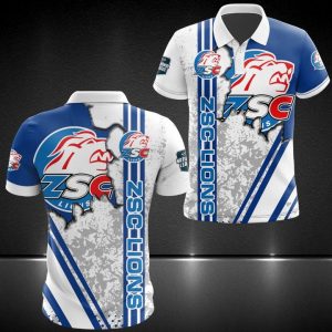 Zsc Lions Hockey Team 3D Polo Shirt Zsc Lions Polo Shirts