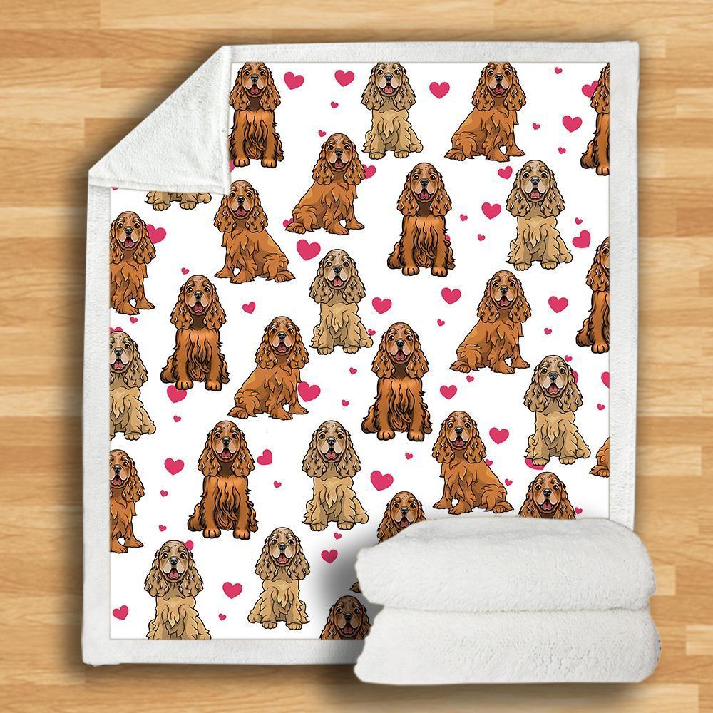 Cocker Spaniel Blanket Cocker Spaniel Blanket