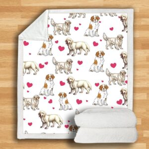 Clumber Spaniel Blanket