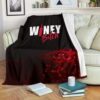 WINEY FLEECE BLANKET GIFT FOR FAN