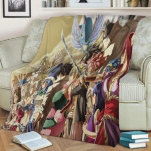 FAIRY TAIL BEST SELLER FLEECE BLANKET GIFT FOR FAN