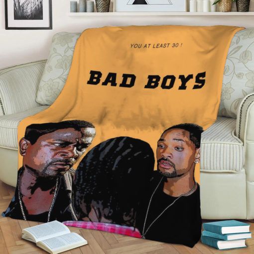 BAD BOYS FLEECE BLANKET GIFT FOR FAN BAD BOYS FLEECE BLANKET GIFT FOR FAN