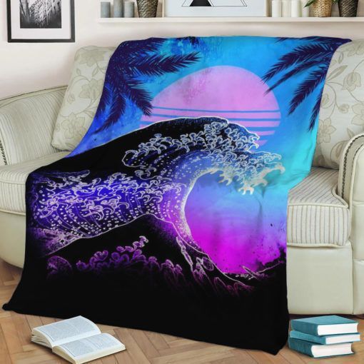 SOUL OF THE GREAT WAVE JAPAN ANIME BEST SELLER FLEECE BLANKET GIFT FOR FAN SOUL OF THE GREAT WAVE JAPAN ANIME BEST SELLER FLEECE BLANKET GIFT FOR FAN