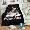 PUGICORN CUTE FLEECE BLANKET GIFT FOR FAN