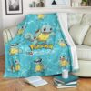 LET’S GO SQUIRTLE POKEMON FLEECE BLANKET GIFT FOR FAN