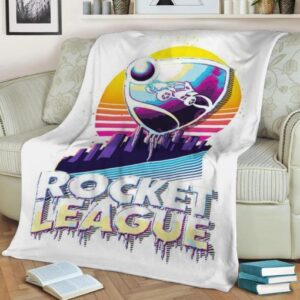ROCKET LEAGUE FLEECE BLANKET GIFT FOR FAN