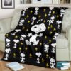 SNOOPY FRIENDSHIP WITH WOODSTOCK FLEECE BLANKET