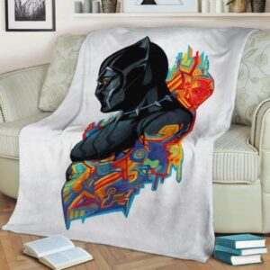 BLACK PANTHER KING?S HERITAGE MARVEL FLEECE BLANKET GIFT FOR FAN