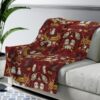 HARRY POTTER MOVIE GRYFFINDOR HOUSE BEST SELLER FLEECE BLANKET GIFT FOR FAN