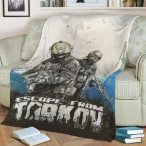ESCAPE FROM TARKOV FLEECE BLANKET GIFT FOR FAN