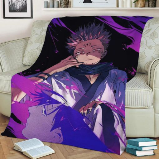 JUJUTSU KAISEN BEST SELLER FLEECE BLANKET GIFT FOR FAN JUJUTSU KAISEN BEST SELLER FLEECE BLANKET GIFT FOR FAN