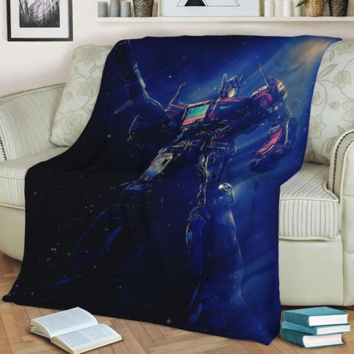 OPTIMUS PRIME TRANSFORMER FLEECE BLANKET GIFT FOR FAN OPTIMUS PRIME TRANSFORMER FLEECE BLANKET GIFT FOR FAN