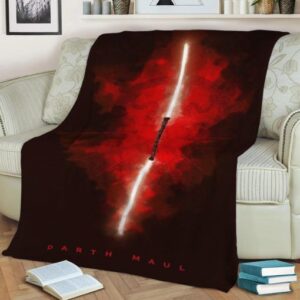 DARTH MAUL STAR WARS FLEECE BLANKET GIFT FOR FAN