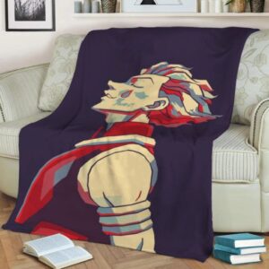 HISOKA RETRO ART ANIME JAPAN BEST SELLER FLEECE BLANKET GIFT FOR FAN