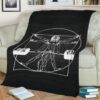 VITRUVIAN BARBELL MAN ANIME JAPAN BEST SELLER FLEECE BLANKET GIFT FOR FAN