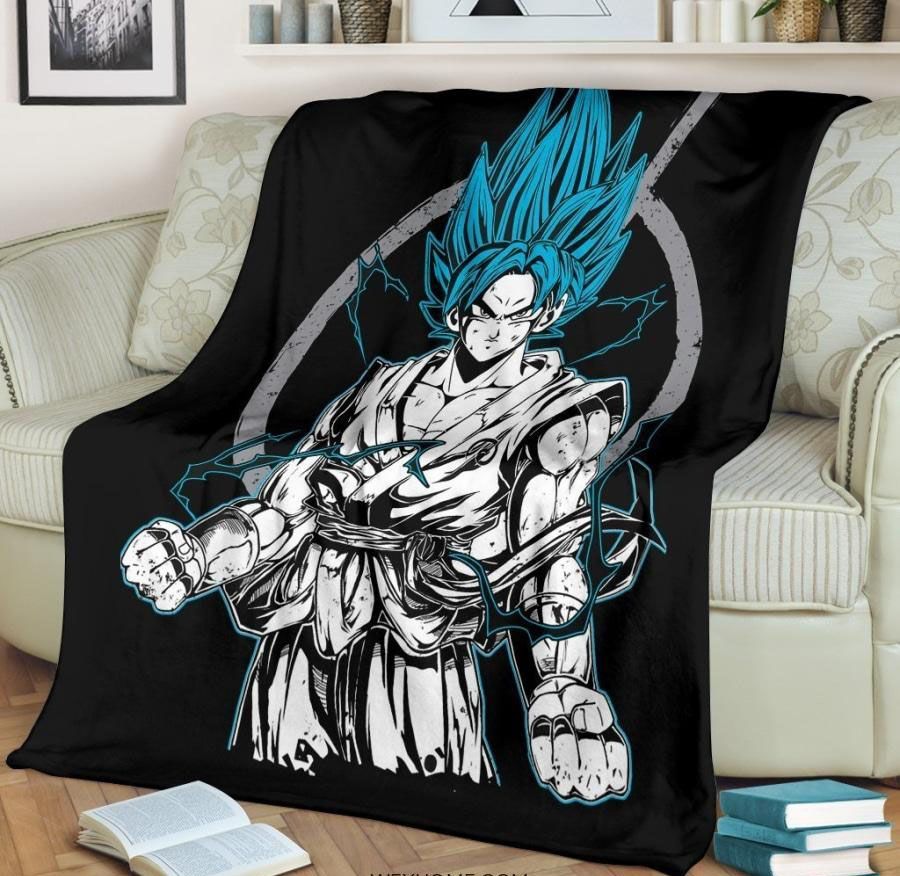 GOKU DRAGON BALL ANIME BEST SELLER FLEECE BLANKET GIFT FOR FAN GOKU DRAGON BALL ANIME BEST SELLER FLEECE BLANKET GIFT FOR FAN
