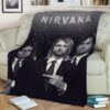 NIRVANA IN UTERO BEST SELLER FLEECE BLANKET GIFT FOR FAN
