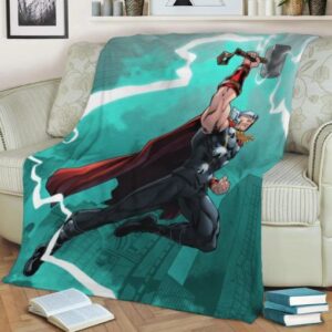 THOR AVENGERS MARVEL FLEECE BLANKET GIFT FOR FAN