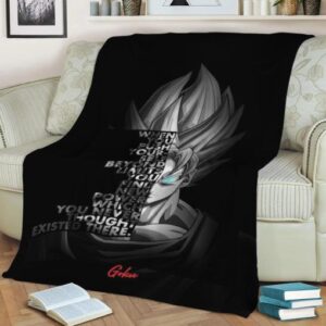 SON GOKU FLEECE BLANKET GIFT FOR FAN