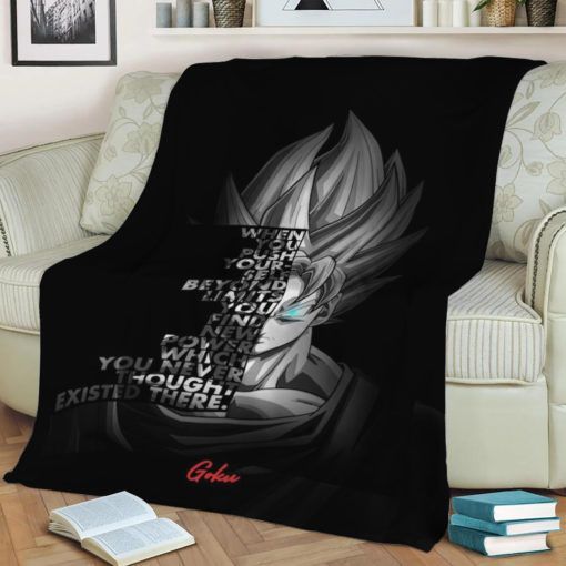 SON GOKU FLEECE BLANKET GIFT FOR FAN SON GOKU FLEECE BLANKET GIFT FOR FAN