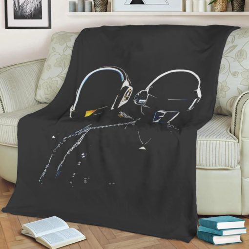 DAFT PUNK POP ART FLEECE BLANKET GIFT FOR FAN DAFT PUNK POP ART FLEECE BLANKET GIFT FOR FAN