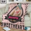 BASHFUL SNOW WHITE DISNEY FLEECE BLANKET GIFT FOR FAN