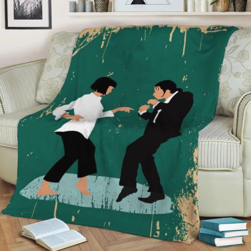 PULP FICTION FLEECE BLANKET GIFT FOR FAN PULP FICTION FLEECE BLANKET GIFT FOR FAN