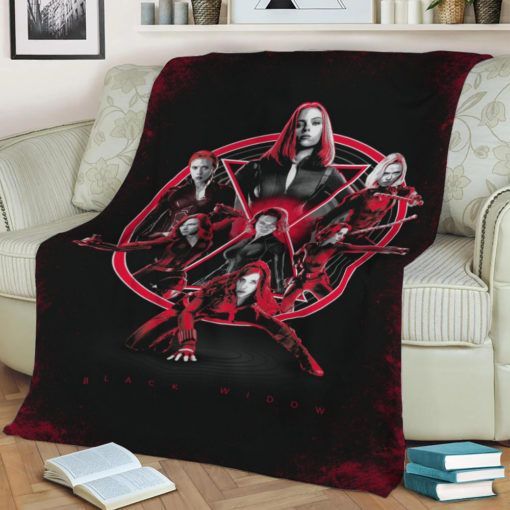 BLACK WIDOW AVENGERS MARVEL FLEECE BLANKET GIFT FOR FAN BLACK WIDOW AVENGERS MARVEL FLEECE BLANKET GIFT FOR FAN
