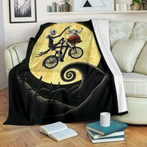 JACK SKELLINGTON FLEECE BLANKET GIFT FOR FAN