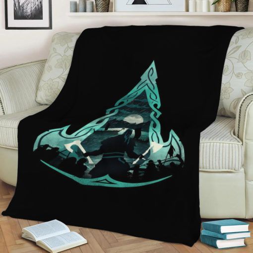 VIKINGS SAILING MISSION FLEECE BLANKET GIFT FOR FAN VIKINGS SAILING MISSION FLEECE BLANKET GIFT FOR FAN