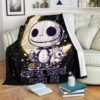 BABY JACK SKELLINGTON FLEECE BLANKET GIFT FOR FAN