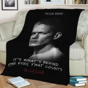 MICHAEL SCOFIELD FLEECE BLANKET GIFT FOR FAN