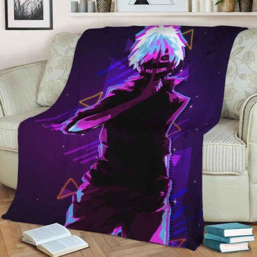 TOKYO GHOUL ANIME JAPAN FLEECE BLANKET GIFT FOR FAN TOKYO GHOUL ANIME JAPAN FLEECE BLANKET GIFT FOR FAN