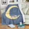 MOONLIGHT SHIH TZU DOG LOVERS FLEECE BLANKET GIFT FOR FAN