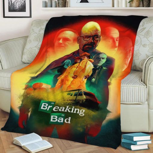 BREAKING BAD FLEECE BLANKET GIFT FOR FAN BREAKING BAD FLEECE BLANKET GIFT FOR FAN