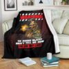 WELDER WARNING FLEECE BLANKET GIFT FOR FAN