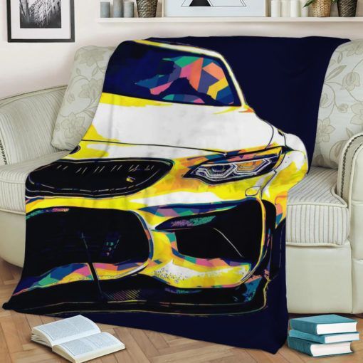 SPORT CAR FLEECE BLANKET GIFT FOR FAN SPORT CAR FLEECE BLANKET GIFT FOR FAN