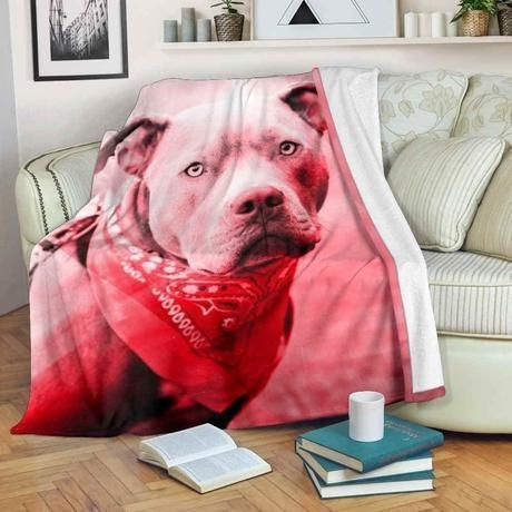 PITBULL FLEECE BLANKET GIFT FOR FAN PITBULL FLEECE BLANKET GIFT FOR FAN