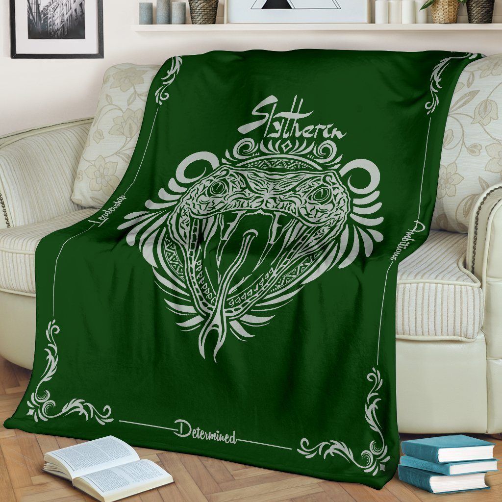SLYTHERIN HARRY POTTER BEST SELLER FLEECE BLANKET GIFT FOR FAN SLYTHERIN HARRY POTTER BEST SELLER FLEECE BLANKET GIFT FOR FAN