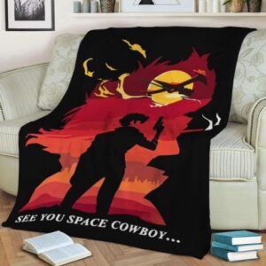 COWBOY BEBOP SPIKE FLEECE BLANKET GIFT FOR FAN