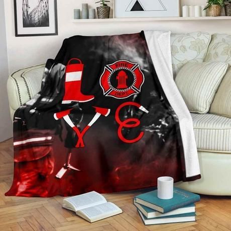 FIREFIGHTER LOVE BESTSELLER FLEECE BLANKET GIFT FOR FAN FIREFIGHTER LOVE BESTSELLER FLEECE BLANKET GIFT FOR FAN