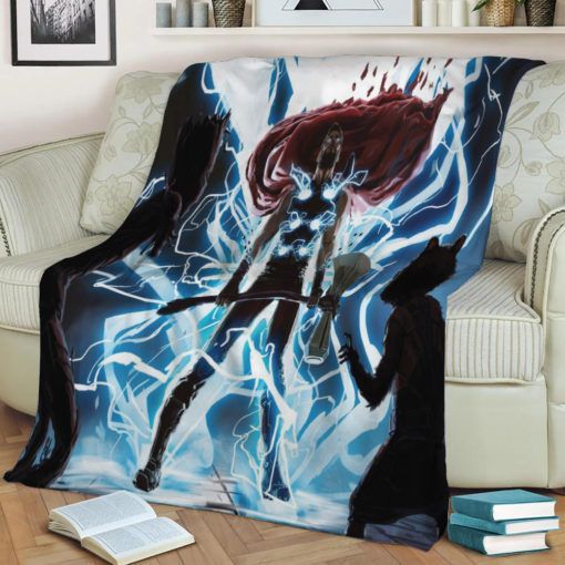 THOR AVENGERS MARVEL FLEECE BLANKET GIFT FOR FAN THOR AVENGERS MARVEL FLEECE BLANKET GIFT FOR FAN
