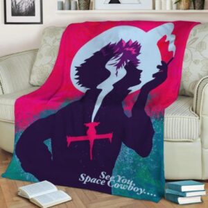 COWBOY BEBOP FLEECE BLANKET GIFT FOR FAN