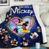WE ARE NEVER TOO OLD FOR MICKEY BEST SELLER FLEECE BLANKET GIFT FOR FAN
