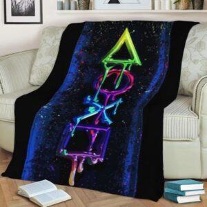 GAMING ICONS ART FLEECE BLANKET GIFT FOR FAN