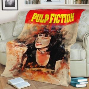 PULP FICTION FLEECE BLANKET GIFT FOR FAN