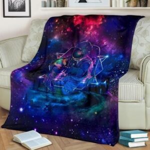 GALAXY FLEECE BLANKET GIFT FOR FAN