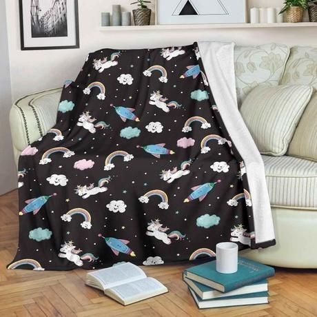 STAR SPACE UNICORN BESTSELLER FLEECE BLANKET GIFT FOR FAN STAR SPACE UNICORN BESTSELLER FLEECE BLANKET GIFT FOR FAN